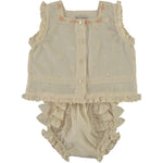 Bebe Organic baby clothing set in organic cotton