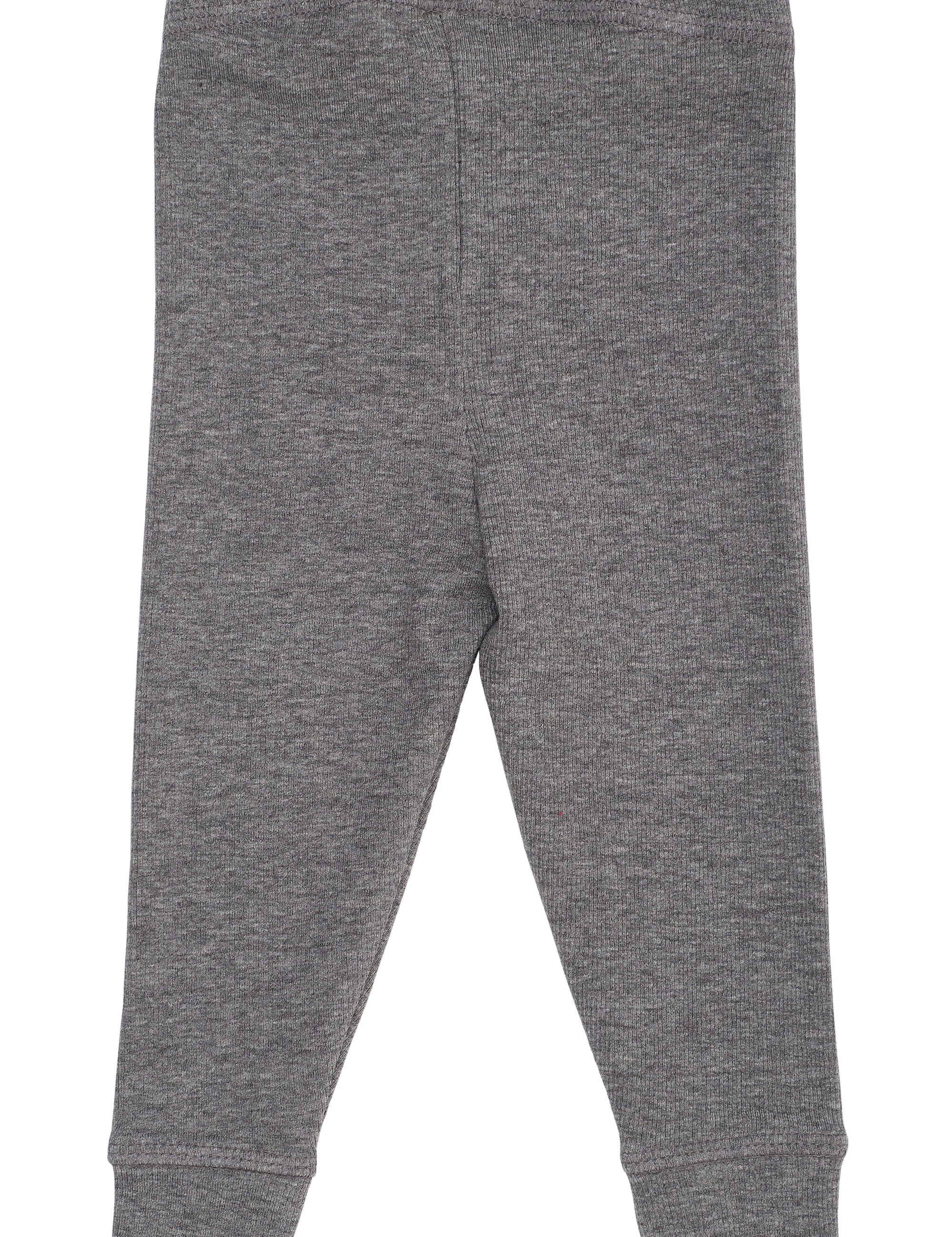 Copenhagen Colors baby modal ribbed leggings in grey melange
