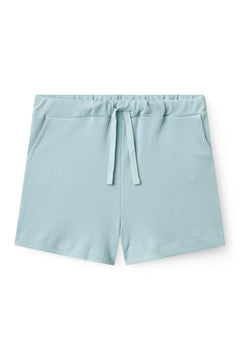 Copenhagen Colors kids modal ribbed shorts in dusty blue