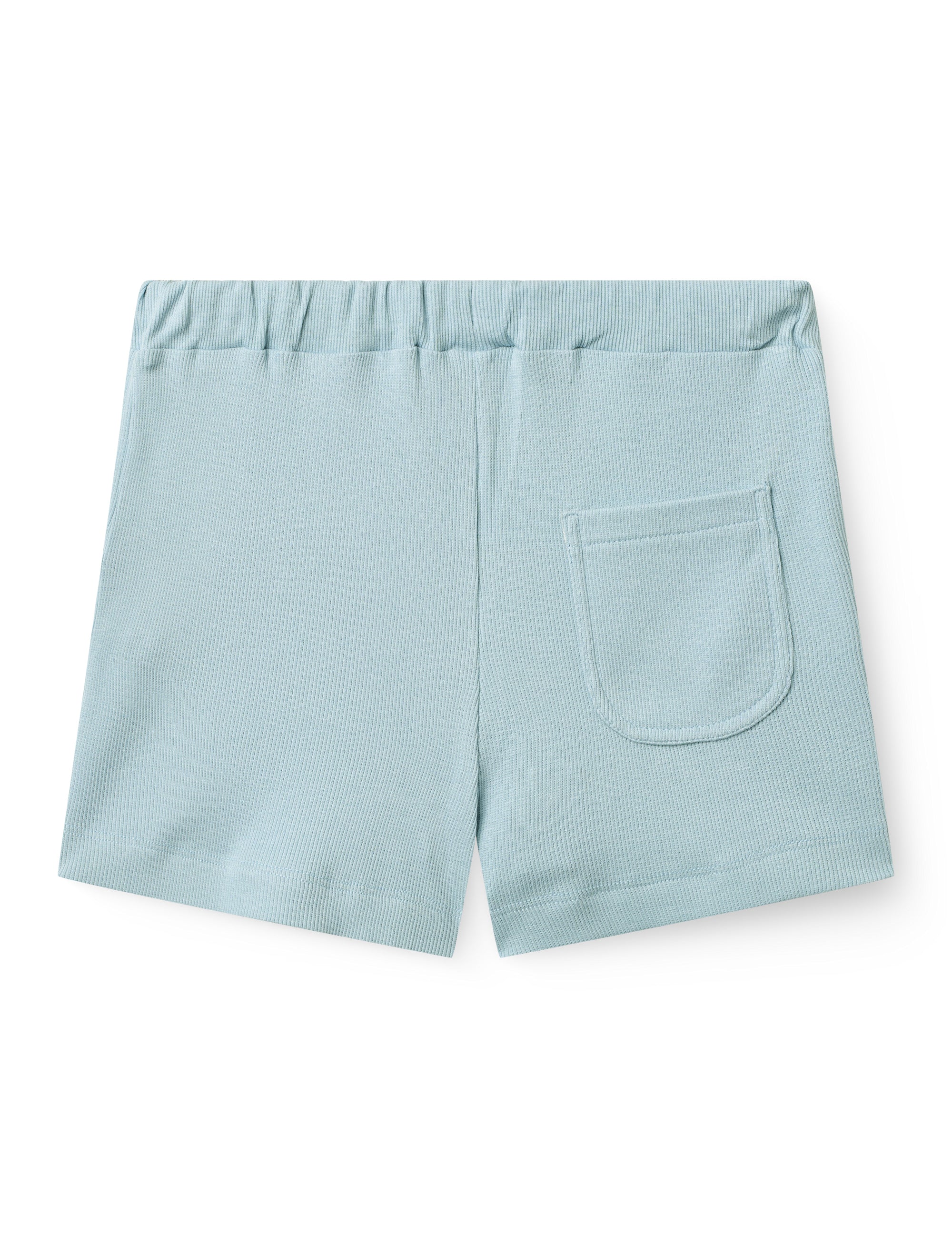 Copenhagen Colors kids modal ribbed shorts in dusty blue