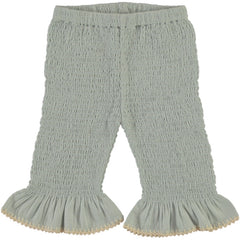 Bebe Organic baby smocked shorts in organic cotton