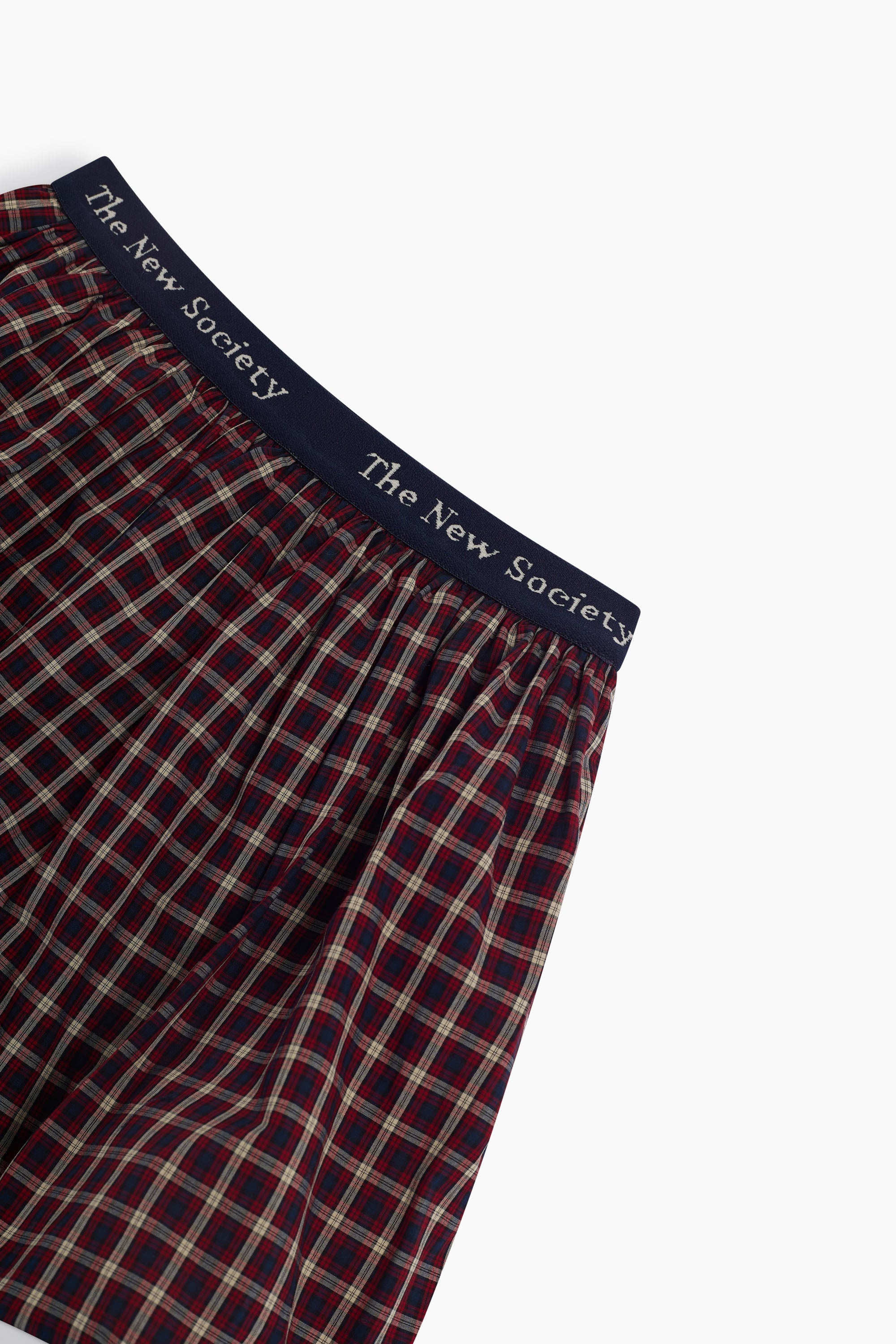 Girls' Orbit Checked Cotton Bubble Skirt by The New Society