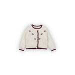 Baby Orla Cashmere-Blend Floral Cardigan by The New Society — front
