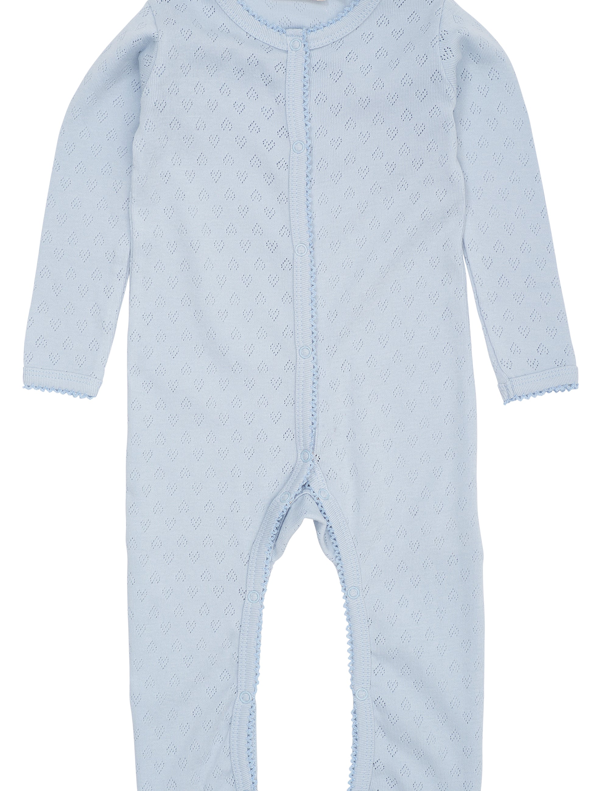 Pointelle Heart Full Bodysuit
