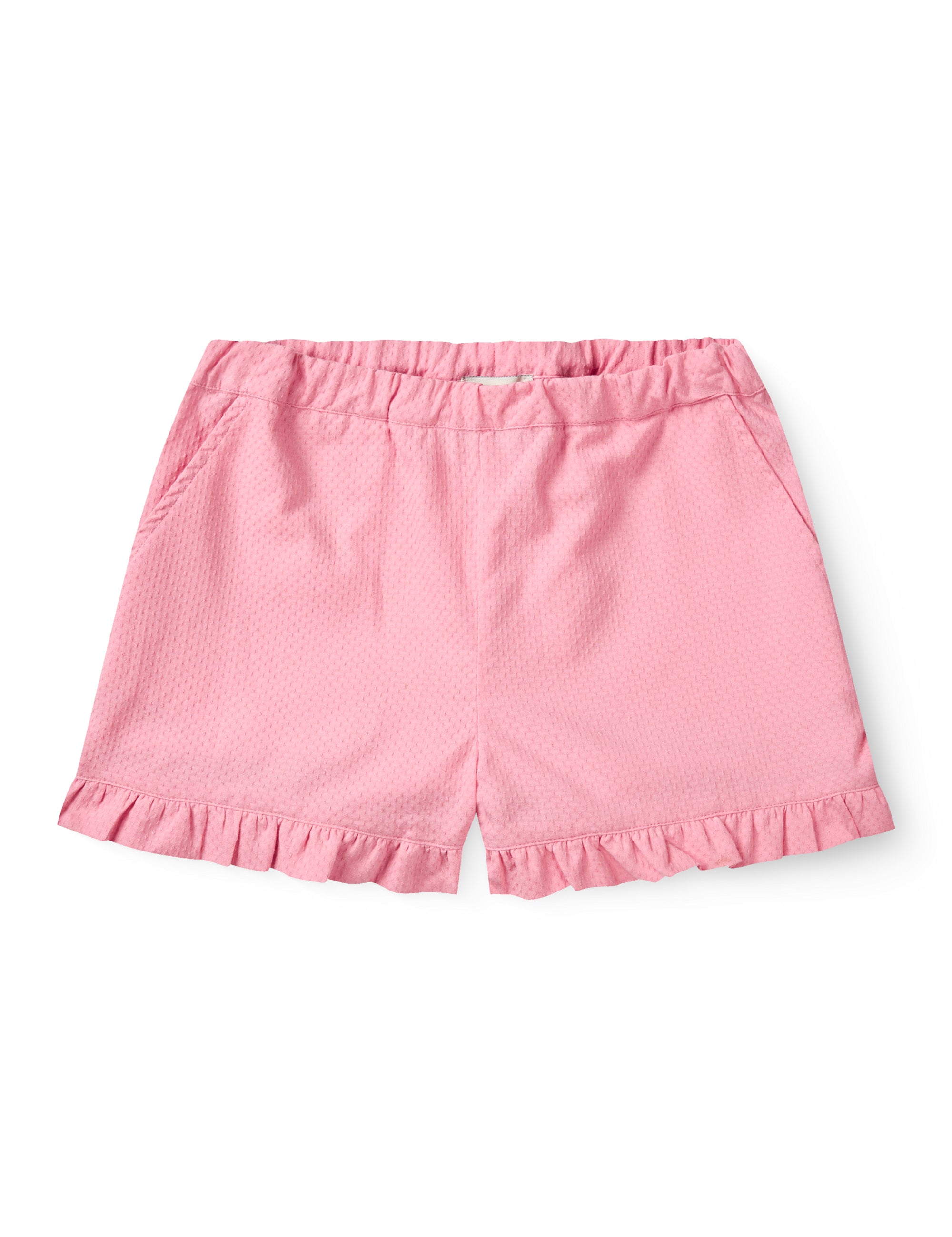 Copenhagen Colors girls frill detail cotton shorts with pockets in pink