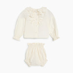 Baby Soleil Two-Piece Knit Set in Cream by The New Society