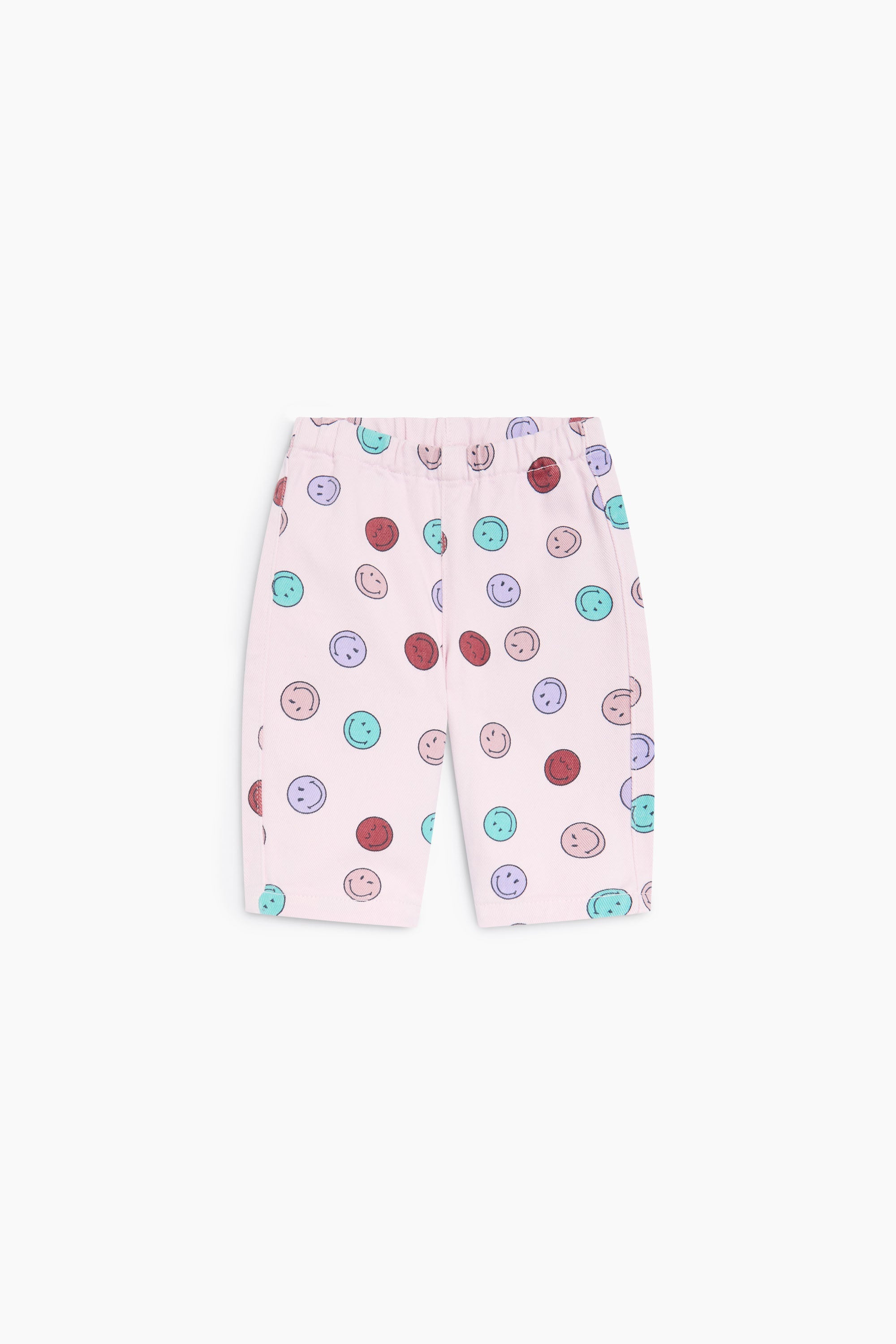 Baby Smiley Print Denim Trousers by The New Society