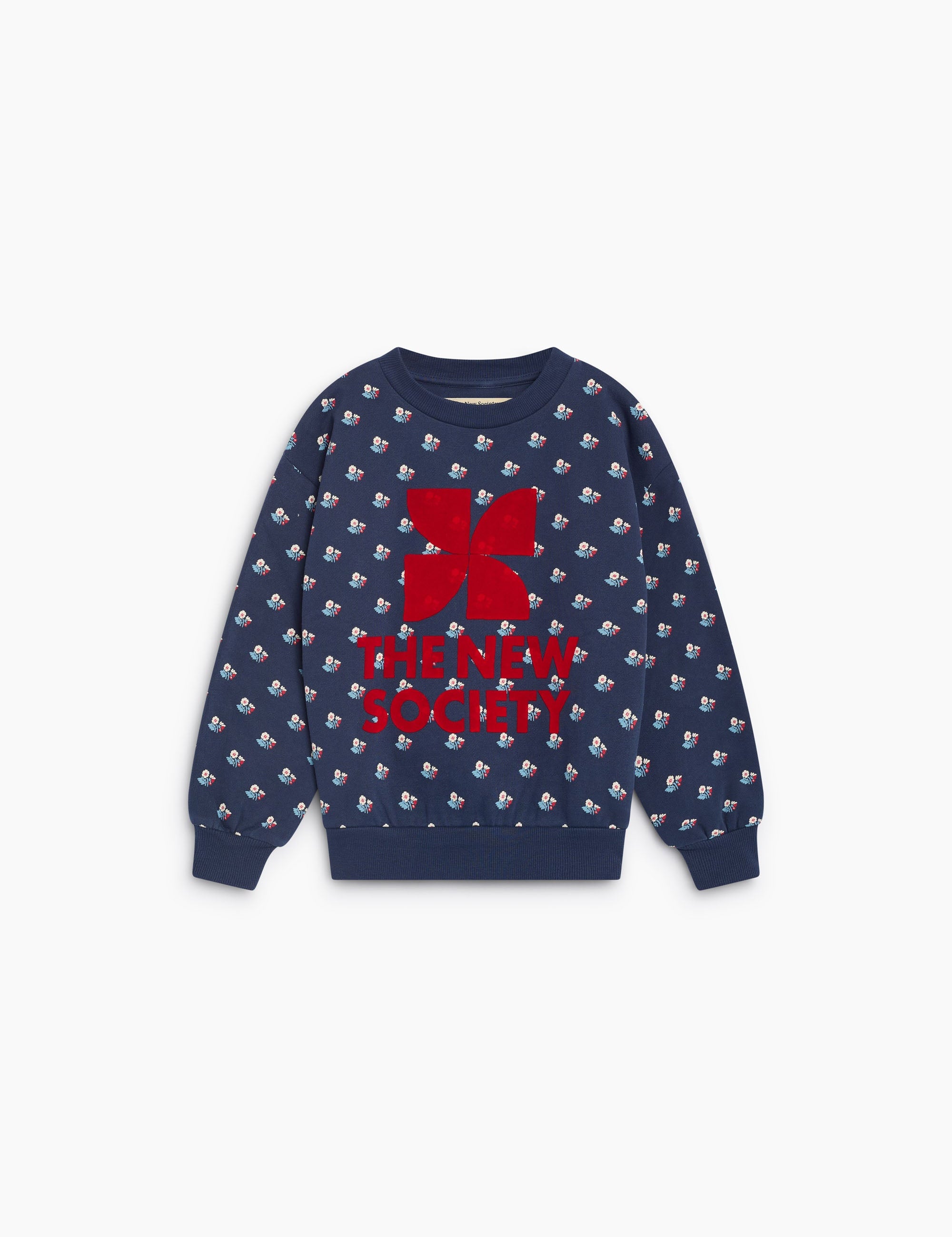 Girls' TNS Logo Floral Print Sweatshirt by The New Society