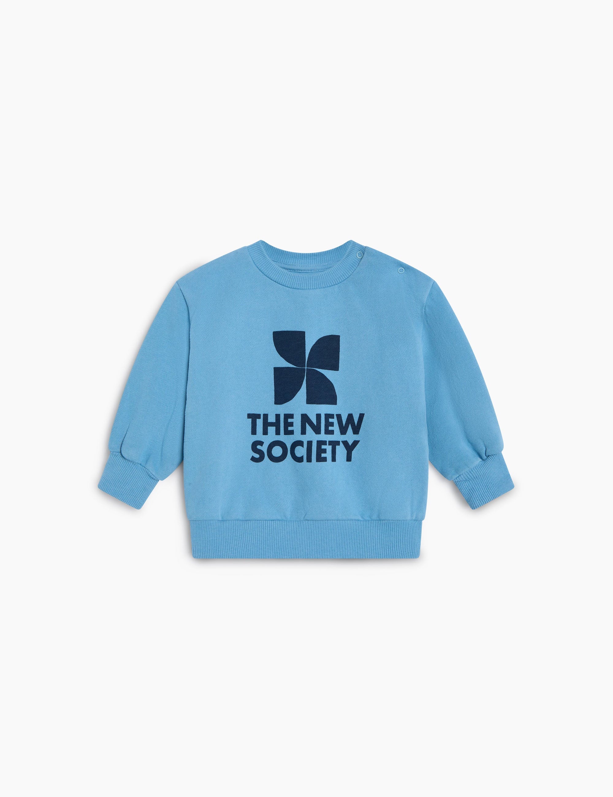 Baby TNS Logo Sweatshirt in Blue by The New Society