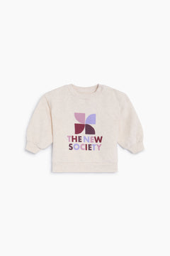 Baby TNS Logo Sweatshirt in Cream by The New Society
