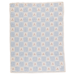 Bebe Organic Baby Teddy Bear Patchwork Blanket