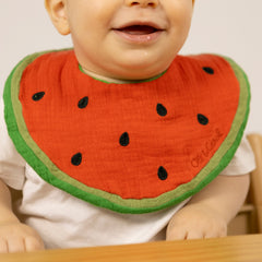 Oli & Carol Wally the Watermelon baby bib