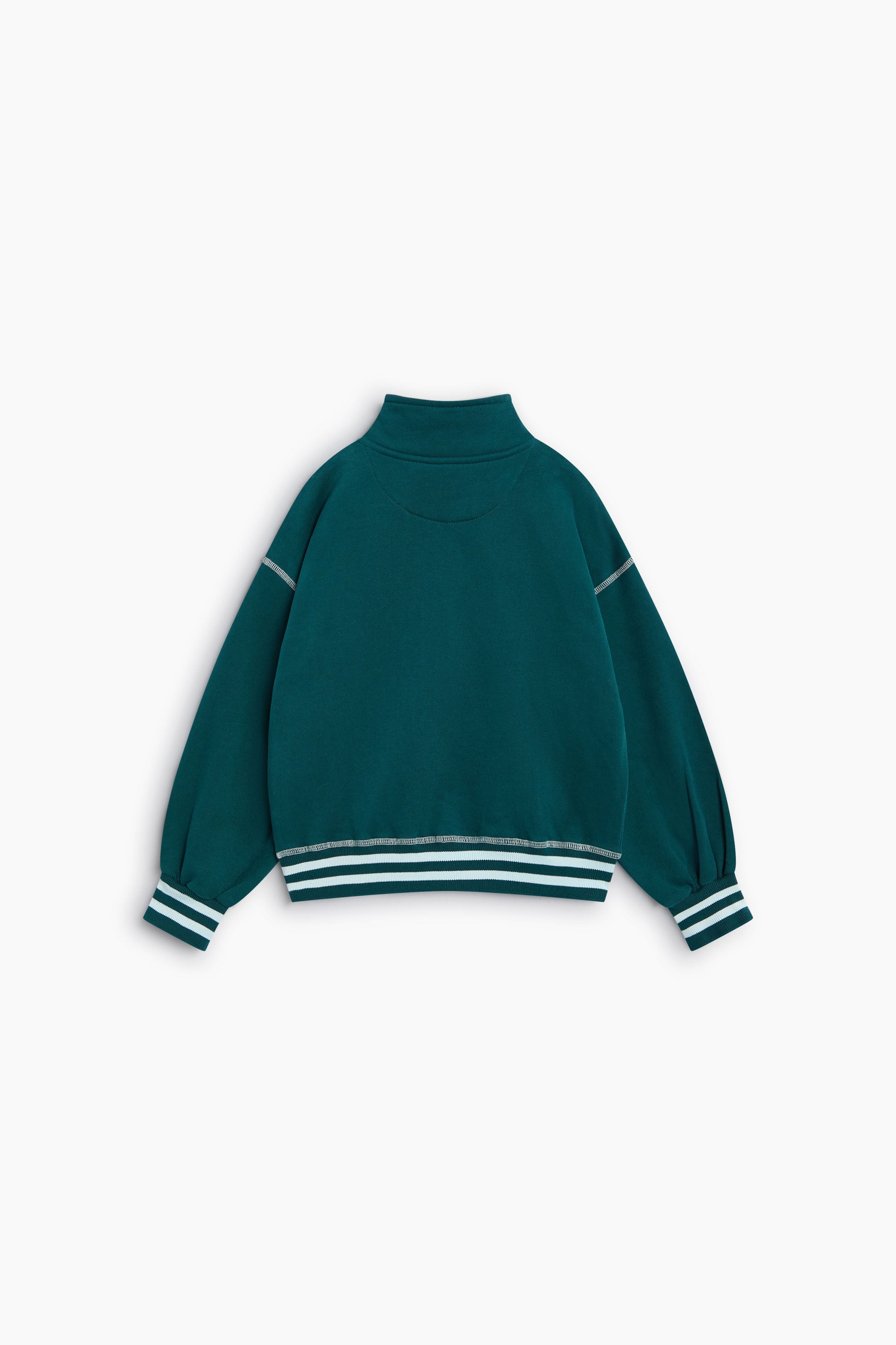 Boys' Whisper Fleece Zip Polo in Navy by The New Society