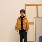 Kids' Checked Trousers in Blue - lookbook