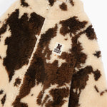 Kids' Wynn Cow Print Sherpa Jacket by The New Society