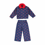 Girls' Minnie Apple Denim Jacket & Trousers Set by Bebe Organic