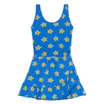 Girls' All-Over Stars Bodysuit & Mini Skirt Set in Ink Blue by Weekend House Kids